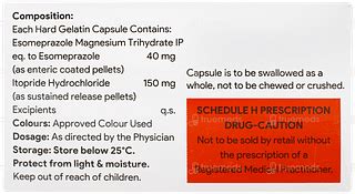 Esogress It 40 Mg150 Mg Capsule 10 - Uses, Side Effects, Dosage, Price ...