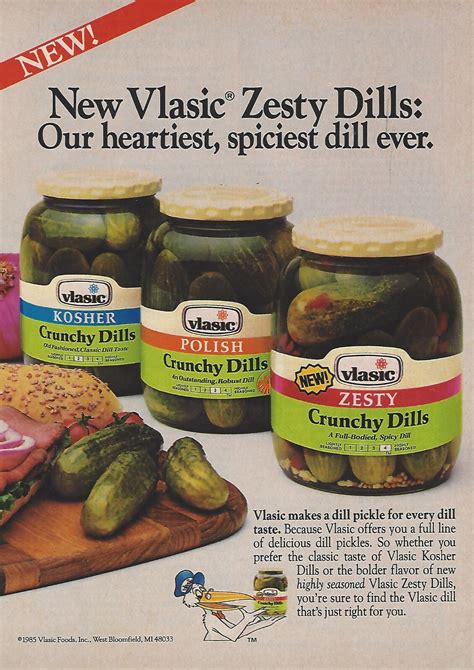 Vlasic Pickles Label