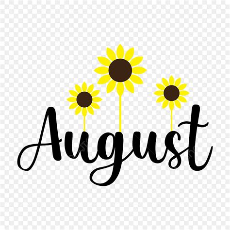 August Month Clip Art