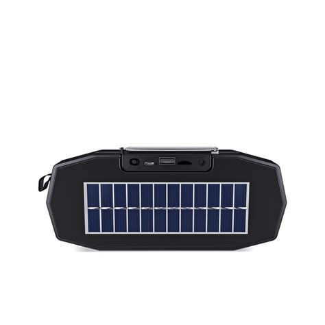 BFINGERS SolarHunk Portable Speaker's back solar panel