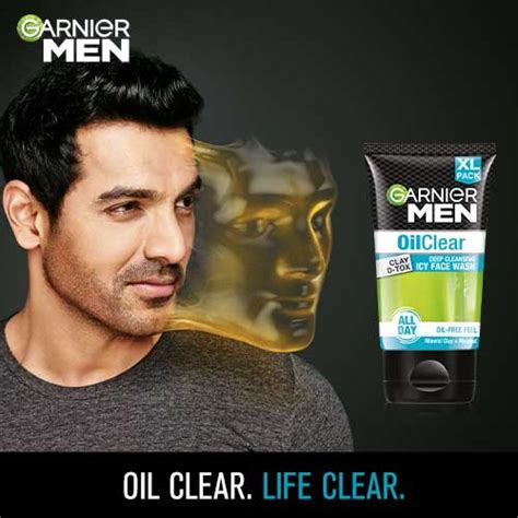 Buy Garnier Men Oil Clear Clay D Tox Facewash | Best Face Wash For Oily ...