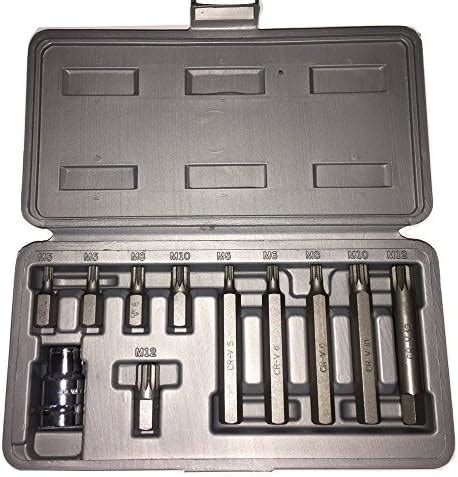 CIC PB-9073 11-Piece Professional Power 10MM Bit Set, Chrome Vanadium ...