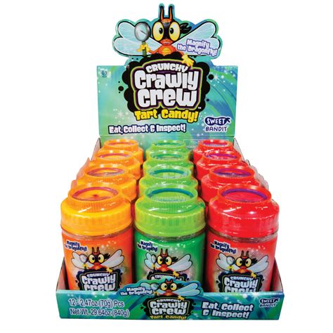 Kidsmania - Crunchy Crawly Crew - Tart Candy - Grandpa Joe's Candy Shop