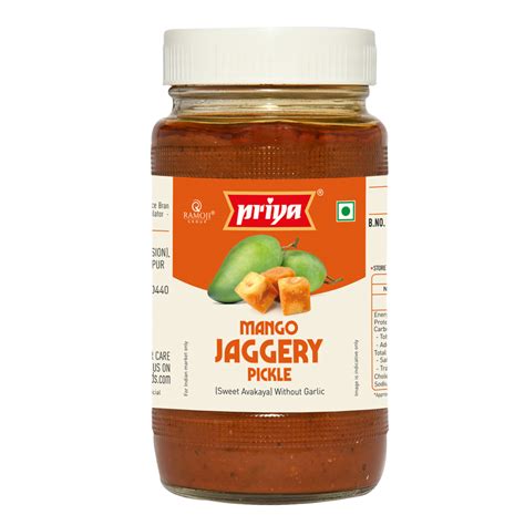 Buy Jaggery Mango Pickle Online – Priya Foods