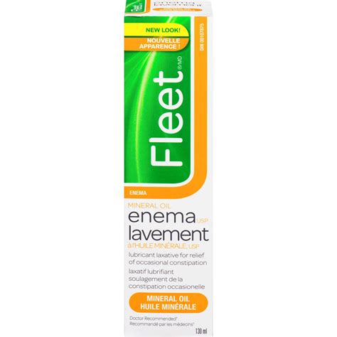 Fleet Mineral Oil Enema 130ml - Lubricant Laxative for Relief of Occasional Constipation - CTC ...