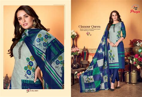 Js Priyalaxmi 5 Pure Cotton Printed Dress Material