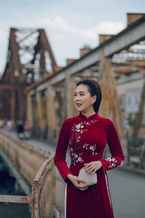 59 mẫu Áo Dài Nhung Đỏ Cô Dâu | Thoitrangviet247
