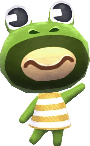 Animal crossing, New leaf, Frog species