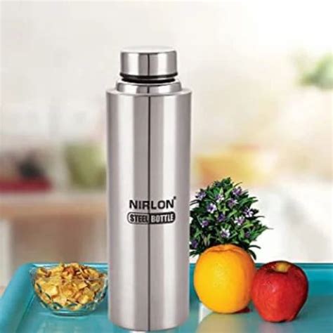 Steel Water Bottle - NIRLON Eco Sipper Stainless Steel Single Wall ...