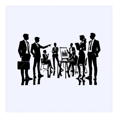 Business People Silhouette Vector 的图像结果