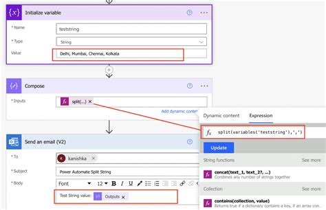 Image result for Power Automate Get Item and Split String