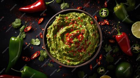 Premium AI Image | Background spicy mexican food