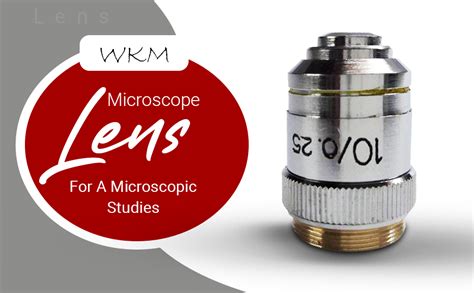 WKM Metallic 10X Optic Objective Lens for Microscope : Amazon.in ...