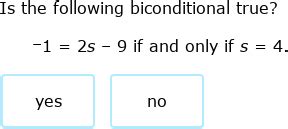 IXL - Biconditionals (Class X maths practice)
