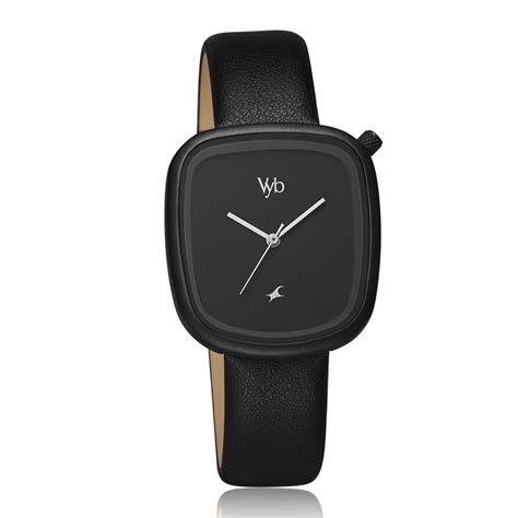 Fastrack Leather Girls Analog Black Dial Girl's Watch-Fv60018Nl01W ...
