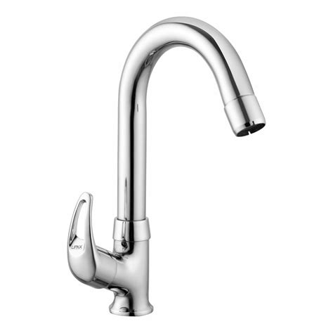 Pixel Swan Neck Brass Faucet with Round Swivel Spout (12 Inches) - LIP ...