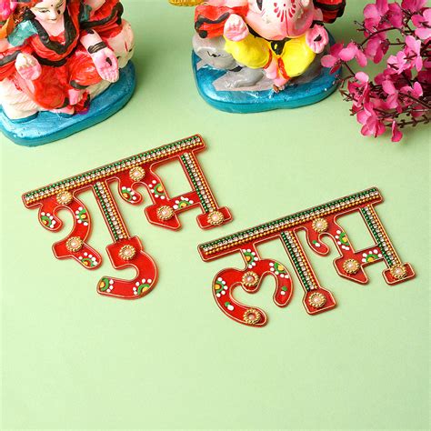 Buy Shubh Labh Wall Stickers For Home Decoration Online-Satvikstore.in ...