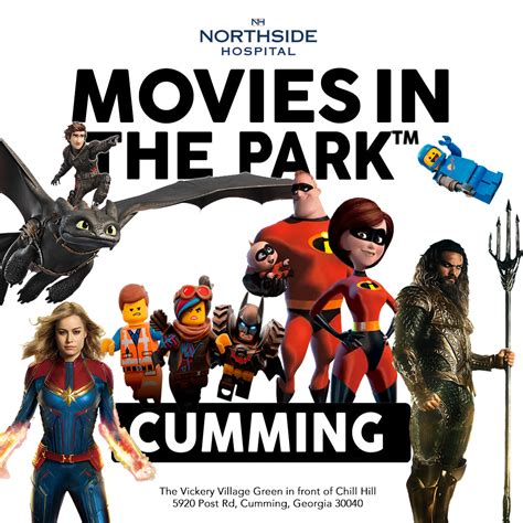 Free Outdoor Summer Movies in Cumming GA, Forsyth