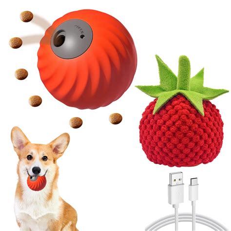 Qpets Dog Treat Ball with 500mAh Battery and Crochet Cover