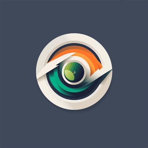 Round Abstract Camera Logo 的图像结果