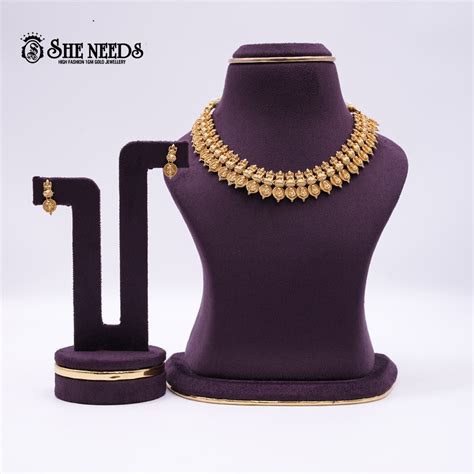 MATT Short necklace – She Needs 1 Gram Gold & Silver Jewellery