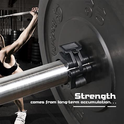 Buy GLAMCHICS Olympic Barbell Clamps 2 inch Quick Release Pair of ...