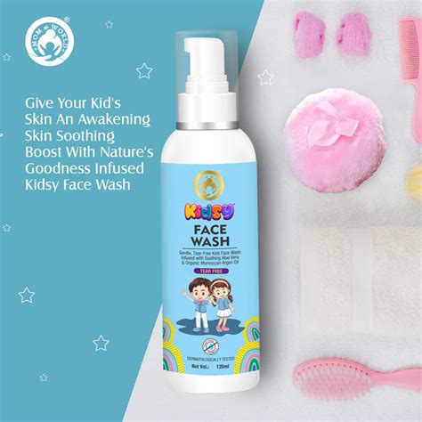 Buy MOM & WORLD KIDS FACE WASH TEAR FREE - WITH ARGAN OIL ALOEVERA 120 ...