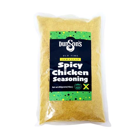 Dunson's Old Time Jamaican Spicy Chicken Seasoning 16oz Bold Flavor ...
