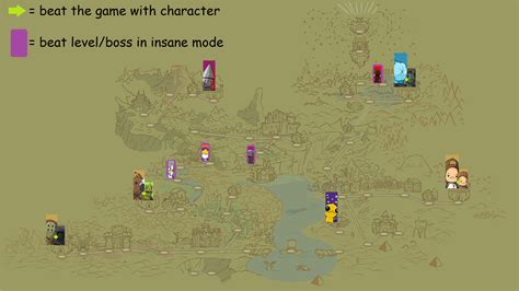 Steam Community :: Guide :: Castle Crashers FULL map + Character Locations