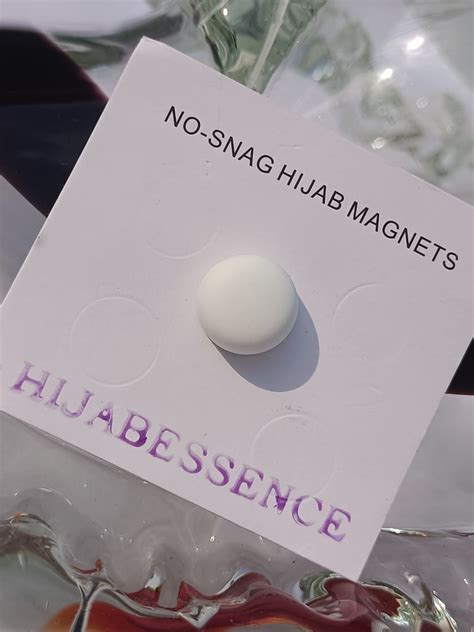 NO SNAG MATTE MAGNETIC PIN -WHITE – hijabessence