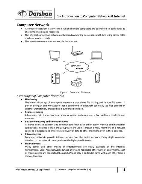 CN darshan - Hello - Computer Network A computer network is a system in ...
