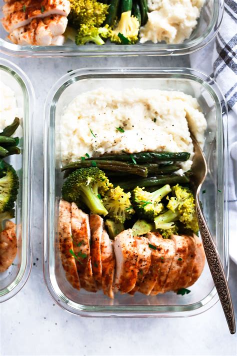 Spicy Chicken Meal-Prep Bowls - Primavera Kitchen