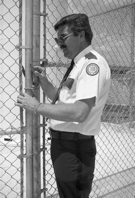 Florida Memory • Unidentified guard at the Holmes Correctional Institution at Bonifay.