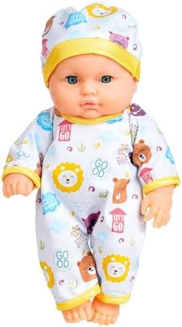 EL FIGO Soft Feel Squishy Cute Little Rubber Doll for Kids (Soft Dress ...