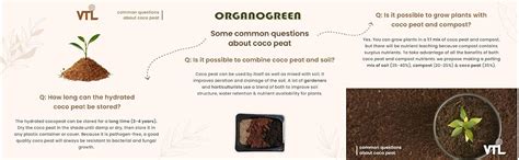 OrganoGreen Cocopeat 1.3kg Blocks (Pack of 2; 650g Each) Low EC, Low ...
