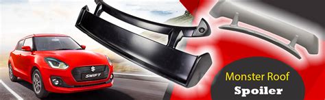Auto Pearl ABS Monster Roof Spoiler Compatible with Swift 2018 | Car ...