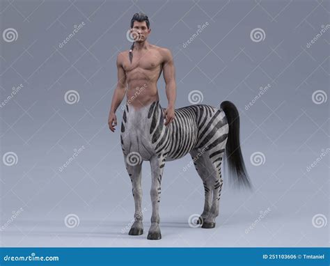 Male Centaur Half Horse Half Man On Green Screen Royalty-Free ...