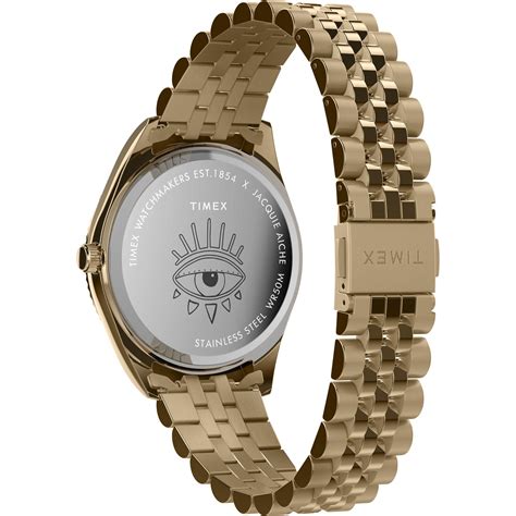 Timex x Jacquie Aiche 36mm Stainless Steel Bracelet Watch - TW2Y45100X