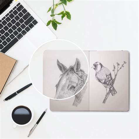 Free Sketchbook Mockup PSD Template