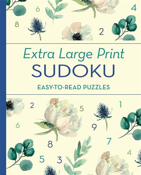 Buy Extra Large Print Sudoku: Easy-to-Read Puzzles (Elegant Extra Large ...