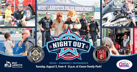 West Lafayette National Night Out (Sponsored by Q106.7), 2500 ...