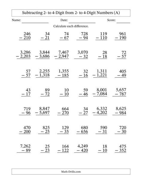Image result for Math Antics Multi-Digit Subtraction