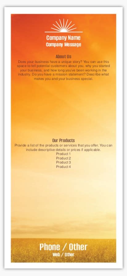 Religious & Spiritual Rate Cards Templates & Designs | Vistaprint