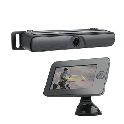 Scosche WBUSSPF43 Wireless Solar Powered Backup Camera System with 4.3 ...