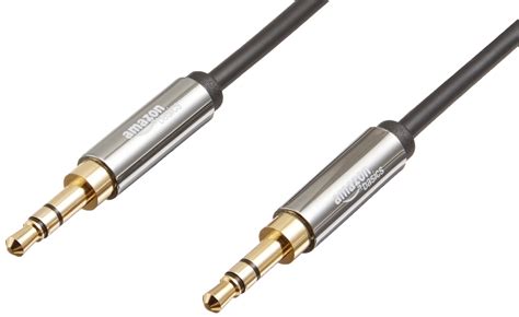 Amazon.com: Amazon Basics 3.5mm Aux Audio Cable for Stereo Speaker or ...