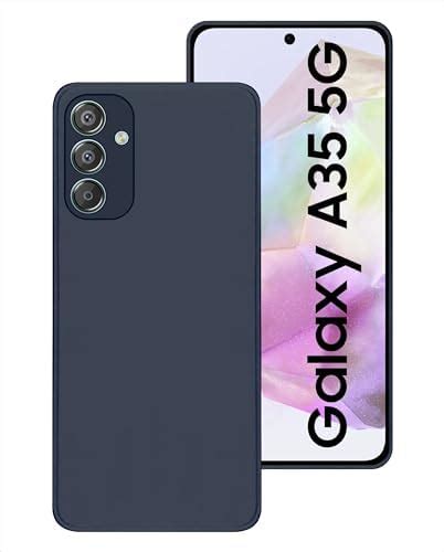 SBMS Samsung Galaxy A35 5G Back Case Silicon Soft Gel Rubber Cover ...