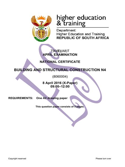 Image result for Structural Construction N6 Tutorial