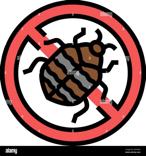 carpet beetle treatment color icon vector illustration Stock Vector ...