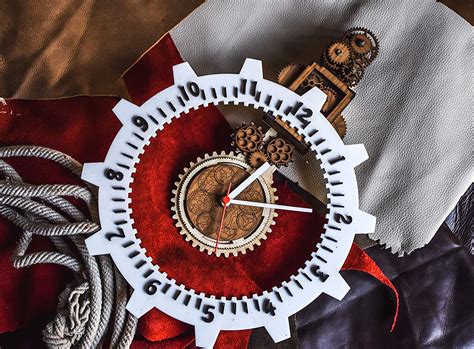 COGWHEELS - Qreative Qick Wooden Wall Clock | Vintage Clocks | Gear Cl ...