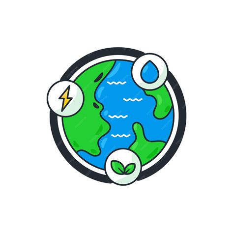 Premium Vector | Natural resources renewable sustainable energy icon ...